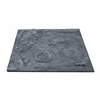 Finished Product Moon Surface Display Base Detailed Texture Cratered Terrain Model Stand for Action Figure Collectors