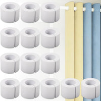 12 Pieces Curtain Rod Spacer Clip Easy Install Foam Curtain Rod Clip No Snagging Window Hanging Hardware