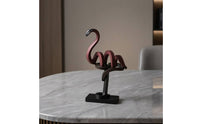 Flamingo Sculpture Premium Flamingo Statue Resin Bird Figurine for Office