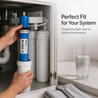 RO Reverse Osmosis Membrane Filter for Water Purifiers - 75/100/400/600 GPD High Rejection