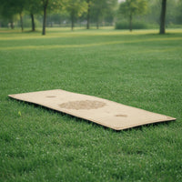 Non-Slip Cork Fitness Mat Grippy Fitness Mat with Rubber Base Cushioned Shock-Absorbing for Beginners, Home Workouts, Stretching