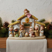 Stable Nativity Ornament Decorative Tabletop Decoration Collectible Decor