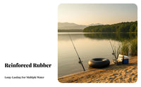 Inflatable Fishing Boat Thickened Material Inflatable Fishing Raft Sturdy-Duty Rubber Dinghy Puncture Resistant Yacht Tender