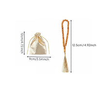 12 Sets Gift Set Wooden Prayer Beads Lightweight Wooden Mala Bracelet Calming Spiritual Jewelry Grounding for Meditation