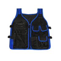Multi-Pocket Tool Vest with Pockets Adjustable Fit Versatile Work Tool Vest Long-Lasting Workwear Heavy-Duty for Maintenance Workers, Electricians, Plumbers, Construction Sites, Home Repairs