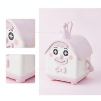 Clown Piggy Bank Plastic Piggy Bank Currency Container Openable Savings Box Educational for Children, Bedroom, Nursery