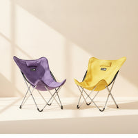 Lightweight Foldable Lounge Chair Portable Sling Chair with Headrest High-Back Compact for Campers, Hikers, Camping, Balcony, Picnics, Barbecue