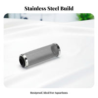Crustacean Intake Cover Prevents Clogging Stainless Steel Intake Screen Rust-Resistant Intake Protector for Aquarists