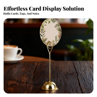 Table Number Holder Multipurpose photo Holder Versatile Place Card Clip for Restaurant Owners, Wedding Planners, Weddings, Banquets