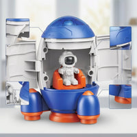 Interactive Spacecraft with Astronaut Figure Hands-on Spacecraft Ship with Astronaut Child-Friendly Vehicle Safe for Children