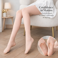 Stockings for Women Plus Size Pantyhose with Anti-Snag Ladder Resistant Hosiery, Control Top Nylon Tights with Non-Slip Sole Design