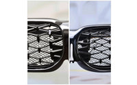 Glossy Black Car Grille with Mesh Insert ABS Front Grille Mesh Long-Lasting Painted