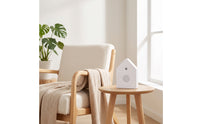 House-Shaped Ambient Sound Machine Compact Ambient Sound Box Minimalist Sound Machine with Hanging Hole Portable for Adults, Baby, Bedroom, Office, Travel