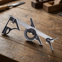 Combination Square with Bubble Level 0-180 Degree Combination Square Angle Locator Multifunction Protractor Stainless Steel