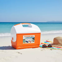 Insulated Container Insulated Chilling Container Cooler with Handle Hard-Sided Portable Ice Chest for Picnics