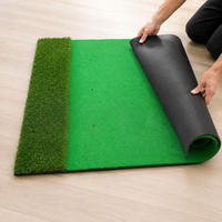 Artificial Turf Mat 120x150cm, Non-Slip Portable Putting-green Hitting Mat, Training Chipping Practice for Indoor Outdoor
