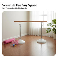 Home Ballet Practice Bar Stable Base Portable Dance Bar Non-Slip Feet Portable Dance Barre for Dancers, Beginners, Gym