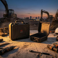 IP67 Hard Safeguarding Case Hinged Waterproof Case Molded Handle Portable Safeguarding Box
