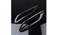 2 Pieces Rear Fog Light Cover Chrome Fog Lamp Coating Lamp Bezel Easy Installation Car Light Garnish