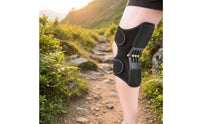 Patella Protection Stair Climbing Knee Brace Light Leg Lift Knee Walking Aid Pressure Relief Adjustable Straps for Seniors, Elderly, Stairs, Carrying Heavy Objects