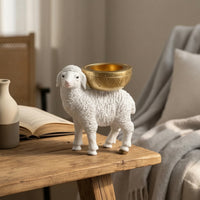 Sheep Incense Holder Elegant Decor Ornate for Desktop