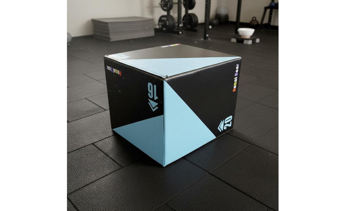 3 in 1 Soft Jump Box Shock Absorbing Exercise Up Box Shin Protection Fitness Equipment for Athletes, Beginners, Home Gym