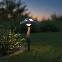 Solar mushrooms Lamp with Ground Stake Sun-Powered Garden Lamp Cute Figurine Lights for Patio