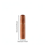 Handheld Espresso Distribution Tool with Wooden Handle Rust Resistant Coffee Distribution Needle Long-Lasting Stirrer Easy to Clean for Baristas