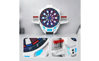 Digital Electronic Dartboard LED Soft Tip Dartboard Multiplayer Game Family-Friendly for Home