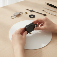 DIY Quartz Wall Clock Movement Kit with Metal Hands