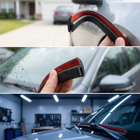 H-Type Car Windshield Wiper Cover Trim Seal Strip Dustproof Waterproof Rubber Strip