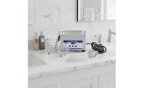 Acoustic Cleaner Cleaner with Basket Digital Acoustic Cleaner Cleaner Machine Stainless Steel for Jewelers, Hobbyists, Home, Workshop