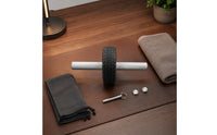 Core Roller Metal Body Core Roller Wheel Ergonomic Handles Fitness Equipment for Beginners, Home Gym