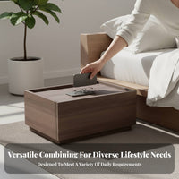 Minimalist Design Stackable Drawer Box Modular Stackable Drawer Module Space-Saving Nightstand Versatile Use for Design Enthusiasts, Homeowners, Students, Hallway, Living Room, Home Office, Closet