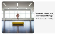 Folding Gymnastics Crash Mat Foldable Design Folding Crash Mat Impact Absorption High Jump Landing Pad for Gymnasts, Cheerleaders