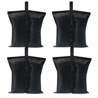 4 Pieces Waterproof Tent Weight Sandbag Oxford Cloth Tent Sandbag PVC Coated Umbrella Weight Bag Stitched Seams