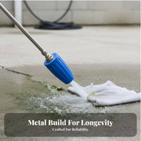 Long-Lasting Ceramic Core Pressure Washer Turbo Nozzle 4000 PSI Rated Rotating Pressure Washer Nozzle Wear Resistant for Car Detailers