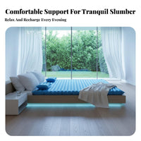 Electricity-without Electricity Water-Filled Cooling Mat Leak Proof Water Cooled Mattress Waterproof Ice Cooling Mattress Pad Pressure Resistant for Hot Sleepers, Students, Dorm Room