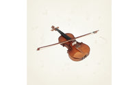 Acoustic Violin Complete Violin Outfit String Instrument Wooden Glossy for Beginners, Lessons, Practice