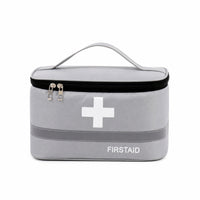 First Aid Bag Lightweight First Aid Kit Bag Organizer Zippered Multi-Purpose for Travelers, Home, Camping