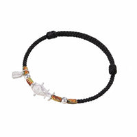 Koi Charm Bracelet Handmade Woven Prosperity Token for Birthdays