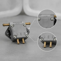 Low-Pressure Pump with Mounting Base Compact Pump with Hose-Barb Fittings Metal for Hobbyists