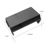 ABS Plastic Vehicle Civic Middle Console Box Easy to Install Dashboard Storage Box Removable Rubber Pads