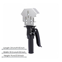 Comfortable Grip Right Angle Quick Clamp Adjustable 90 Degree Woodworking Clamp Heavy Duty Stainless Steel Corner Jig Wear-Resistant for Woodworkers, Welders, DIY Enthusiasts, Garage