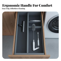 Floor Washer Cleaning Brush Soft Bristles Water Tank Brush Stainless Steel for Appliance Maintenance