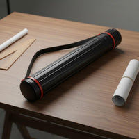 Expandable Drawing Tube Poster Tube Heavy Duty Portable Art Carrier for Designers, Fishermen, Outdoor, Travel