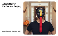 Longprotrusion specter skullgear Cosplay prepared Horror skullwear Comfortable to Wear