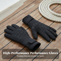 3mm Diving Gloves Sun Protection Diving Gloves Puncture-Resistant Long-Lasting for Snorkelers, Swimming, Underwater Exploration