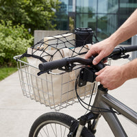 Foldable Quick Release Bicycle Basket for Front Handlebar - Storage for Shopping, Fruit, and Small Items