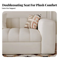 Fold-expandable Sofa Bed with Storage Piano Key Backrest transformable Couch Multi-Functional Design Household Furniture for Students, Guests, Bedroom, Office